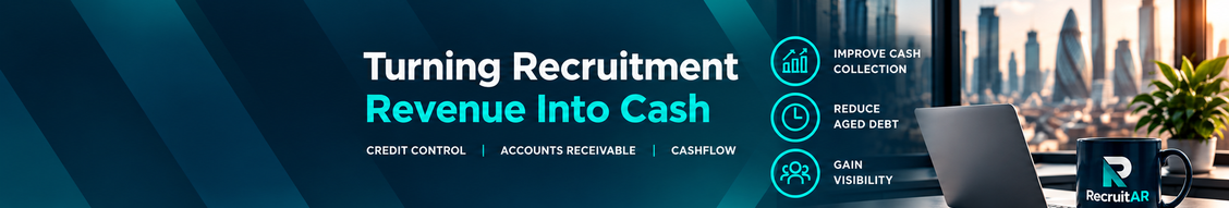 RecruitAR: Turning Recruitment Revenue Into Cash. Credit control, accounts receivable and cashflow.